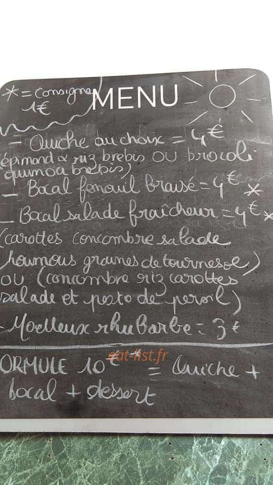 Au Bon Sens — carte page 1