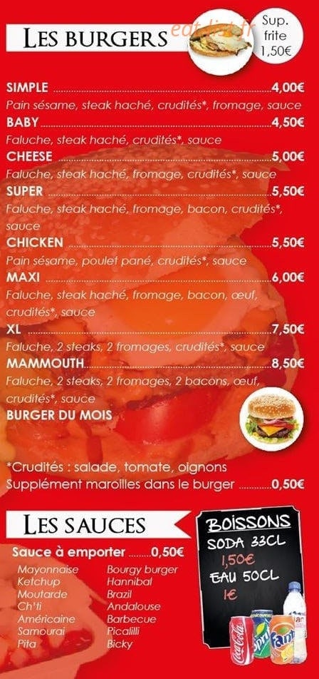 Au ch'ti creux — carte page 2