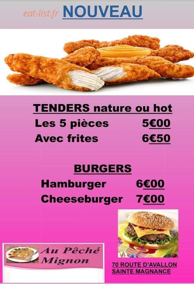 Au Pêché Mignon — carte page 2