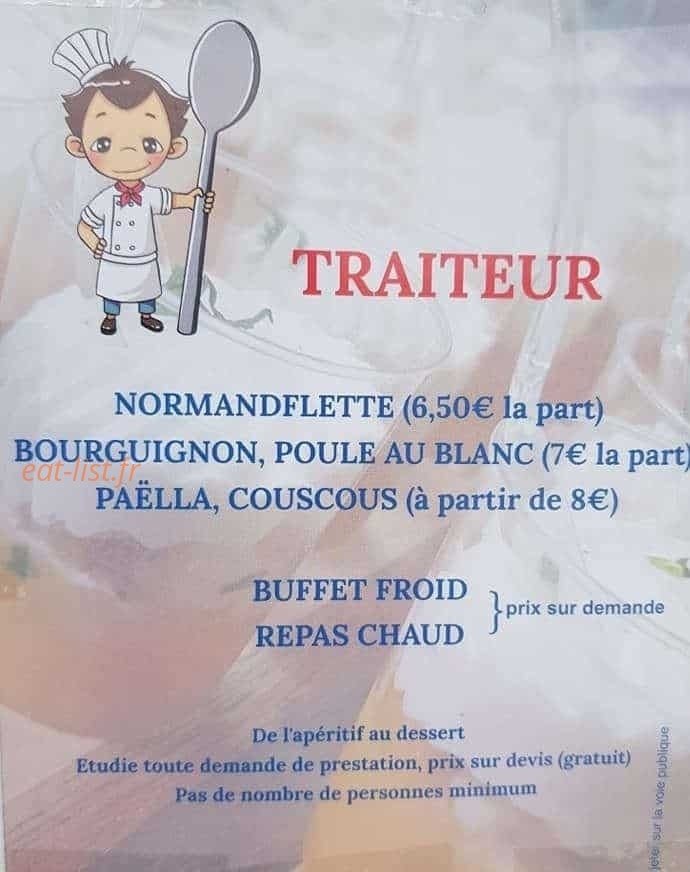 Au petit chef — carte page 1