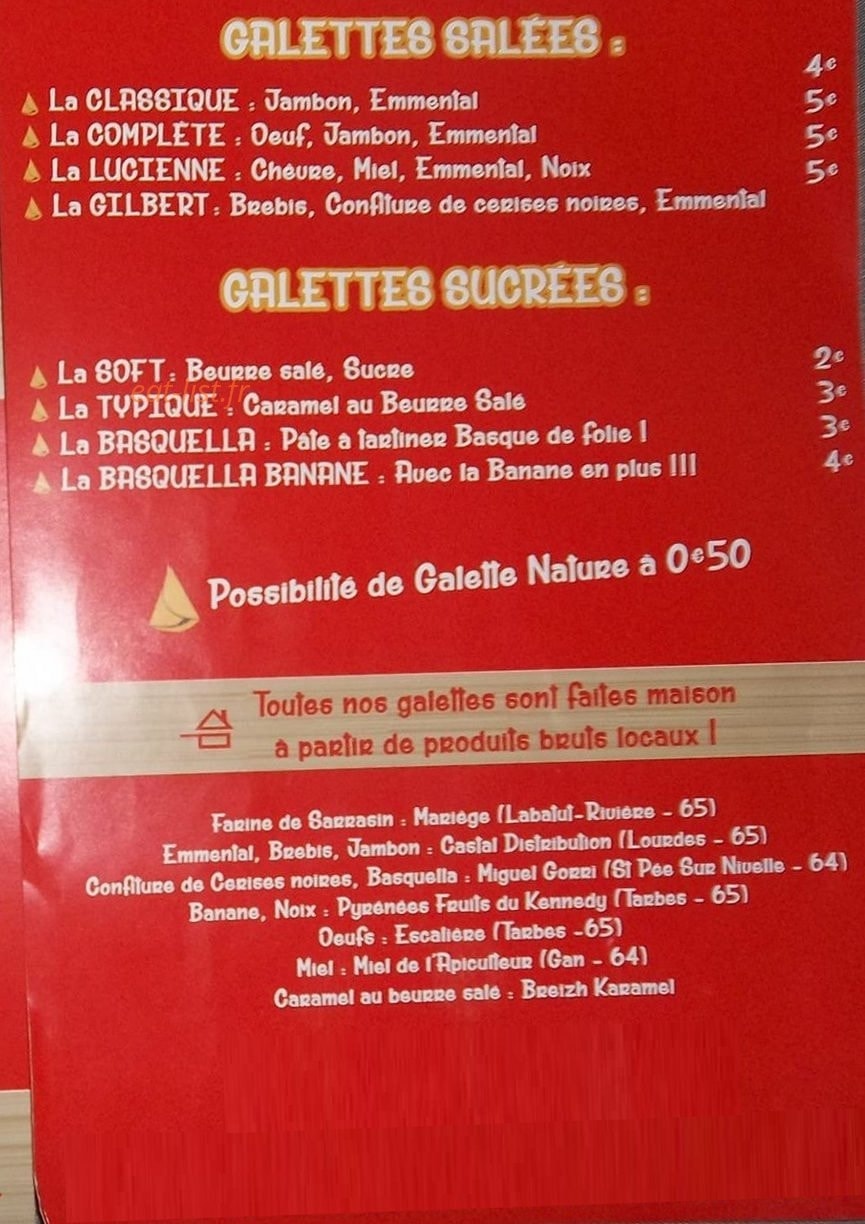 Au Pic de la Galette — carte page 2