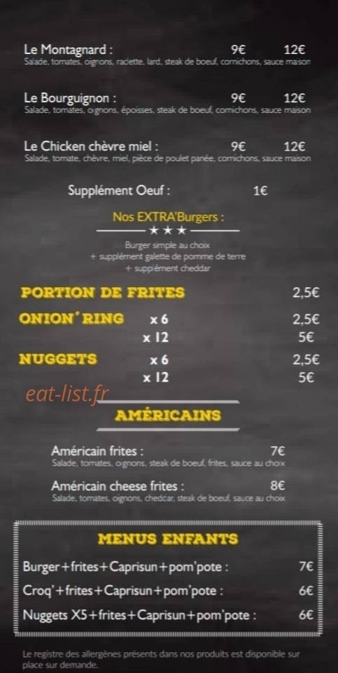 Au Waga'Bon — carte page 2