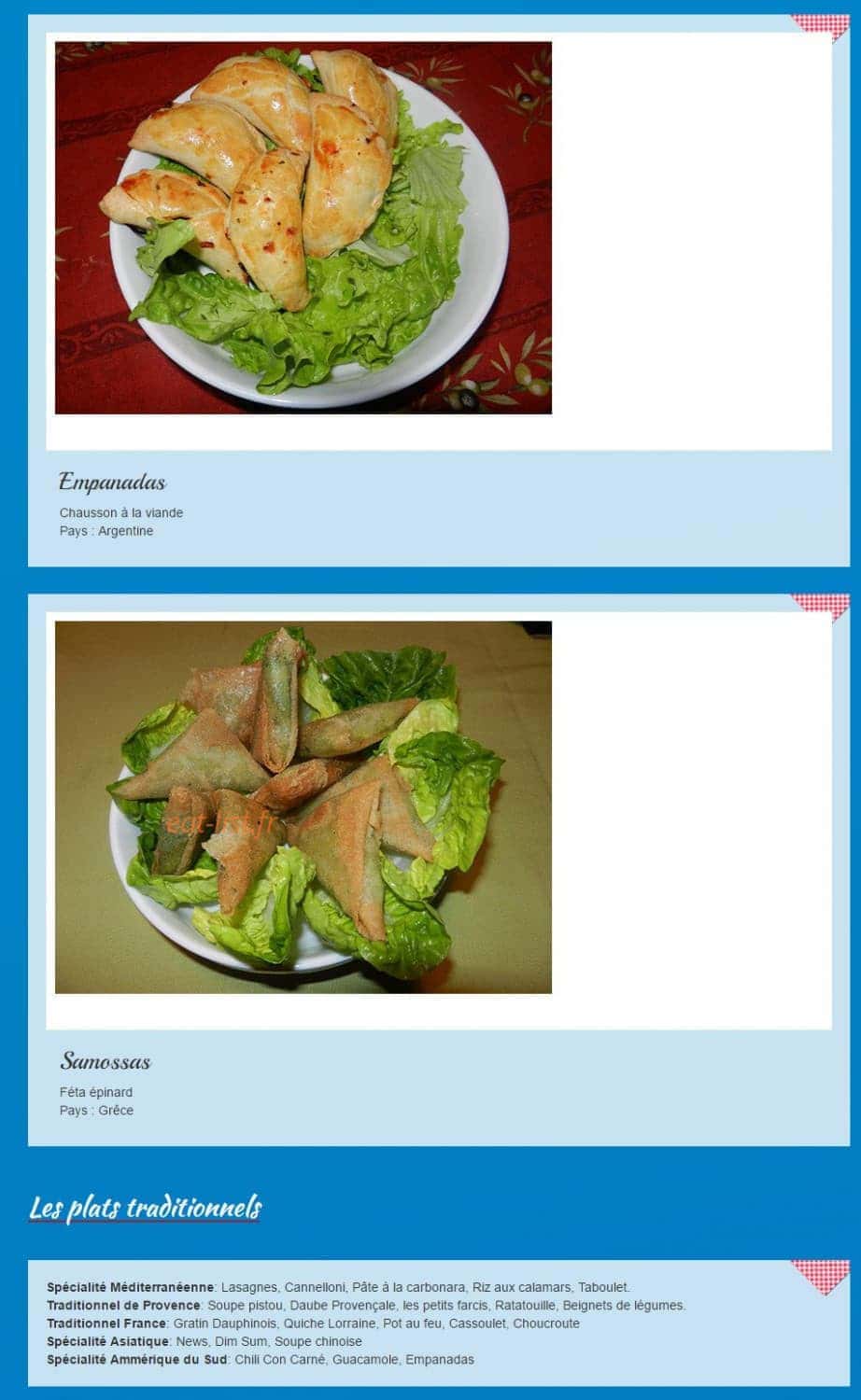 Aux bons goûts — carte page 5