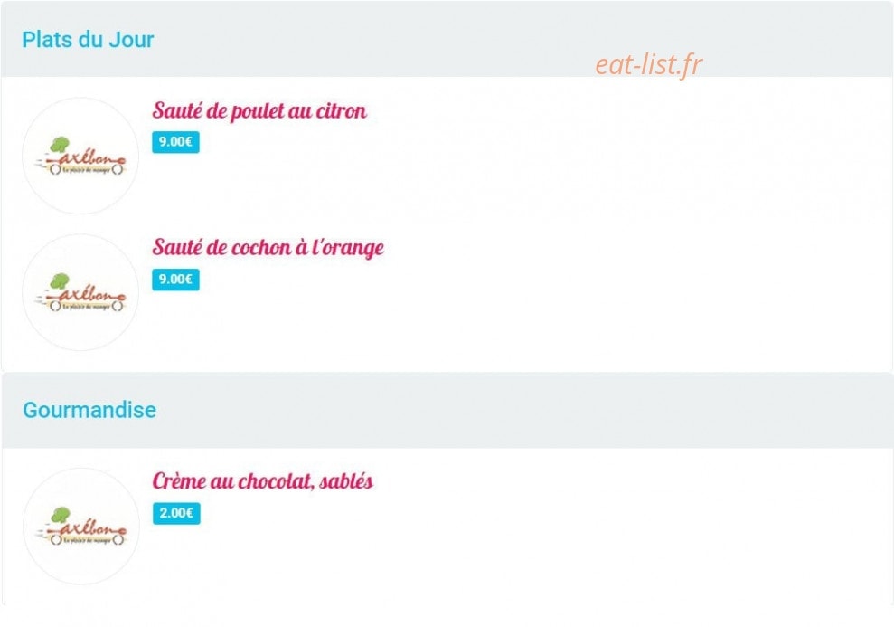 Axébon — carte page 2