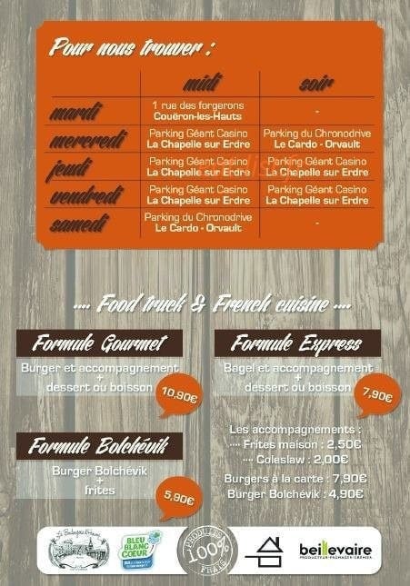 B-Gourmet — carte page 2