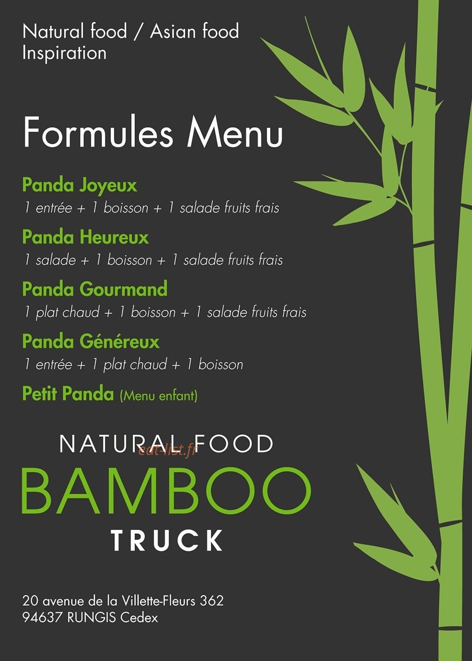 Bamboo truck — carte page 1