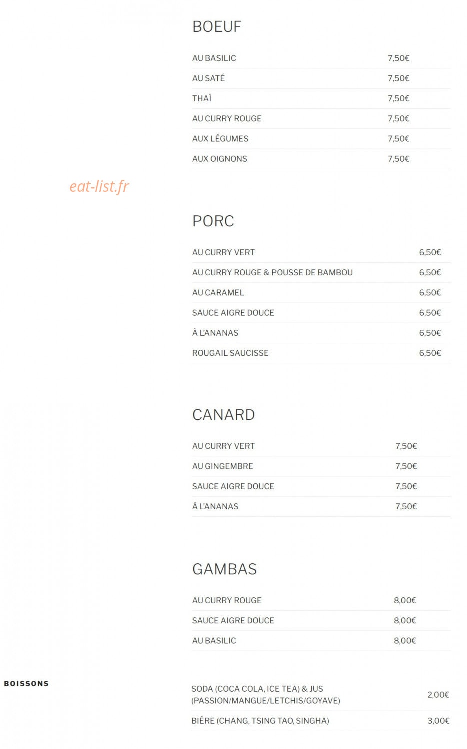 Bambou Nem — carte page 2