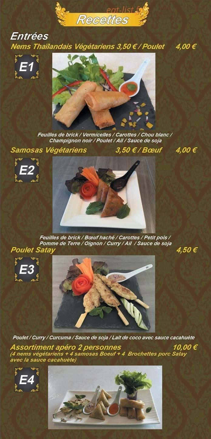 Bangkok Express — carte page 2