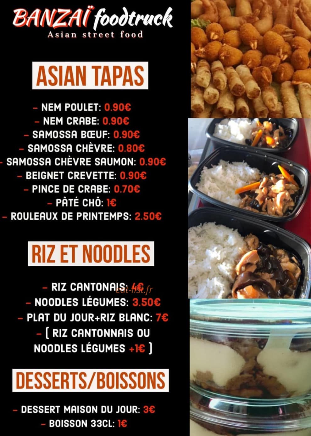 Banzaï — carte page 1
