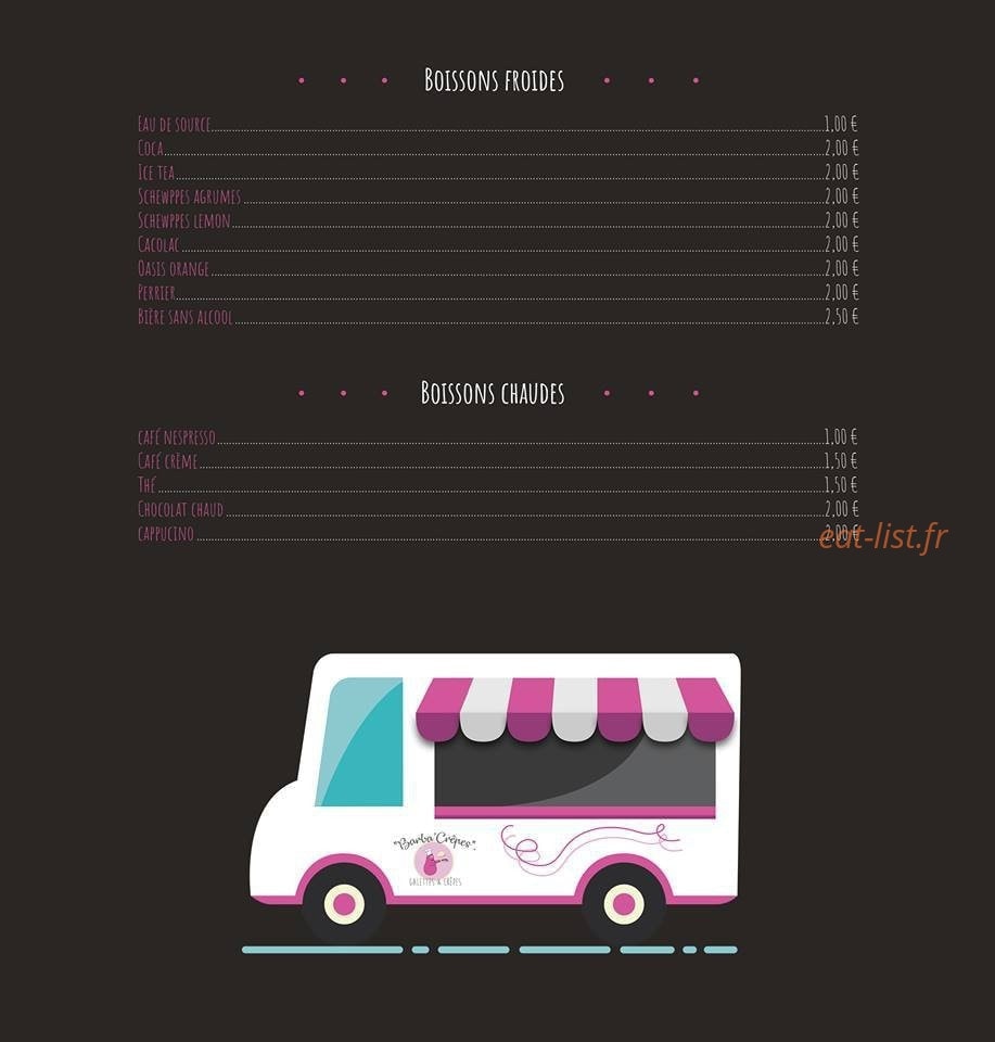 Barba'Crêpes — carte page 2
