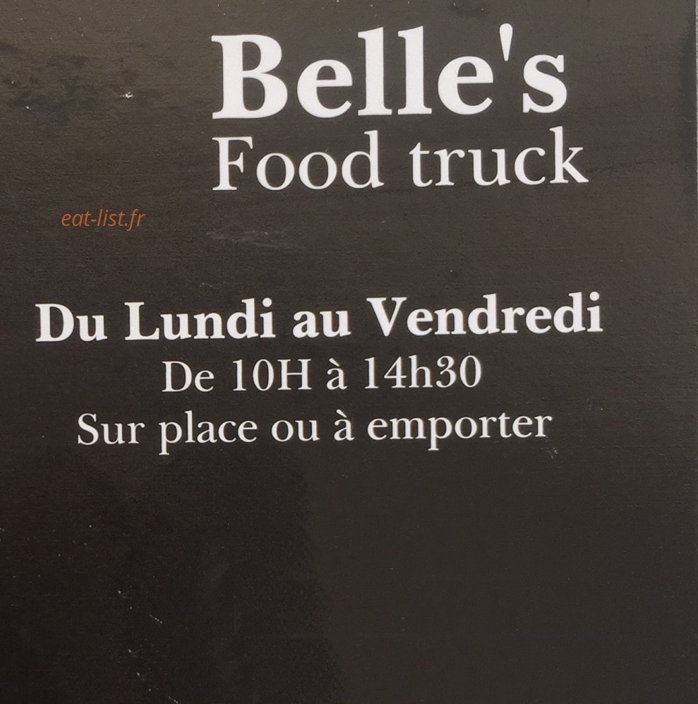 Belle's — carte page 1