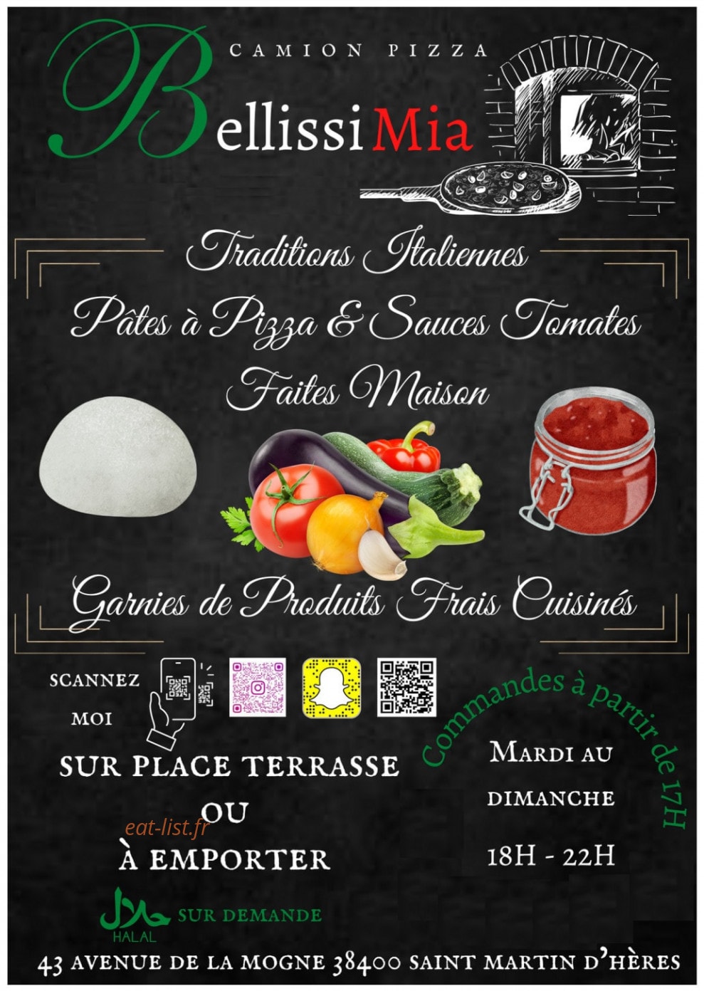 BellissiMia — carte page 1