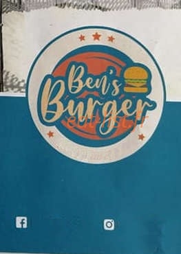 Ben's burger — carte page 1