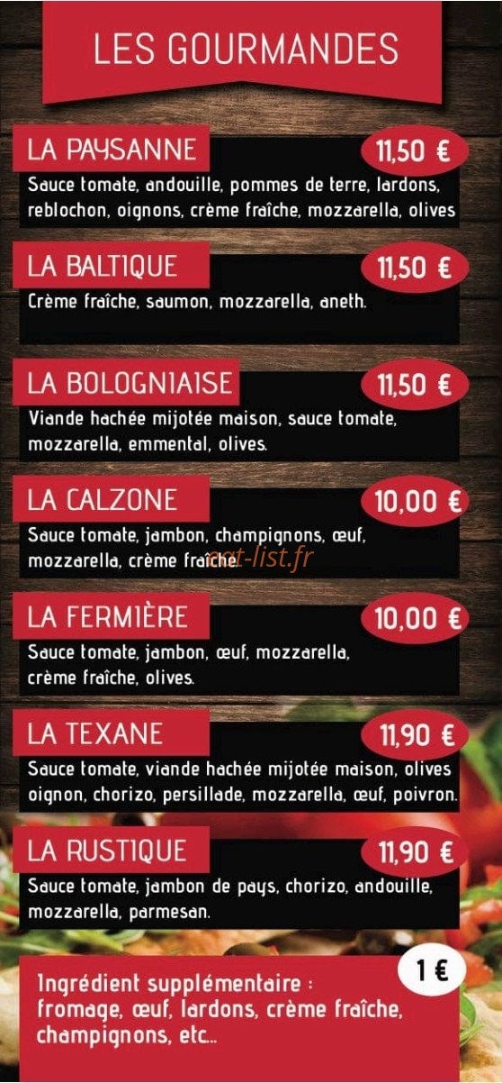 Bertrand Pizza — carte page 3