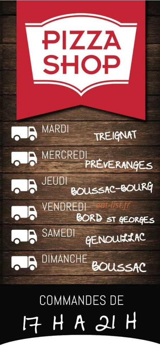Bertrand Pizza — carte page 5