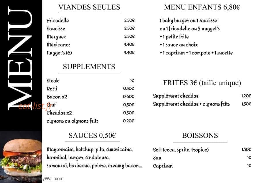 Big burgers — carte page 2