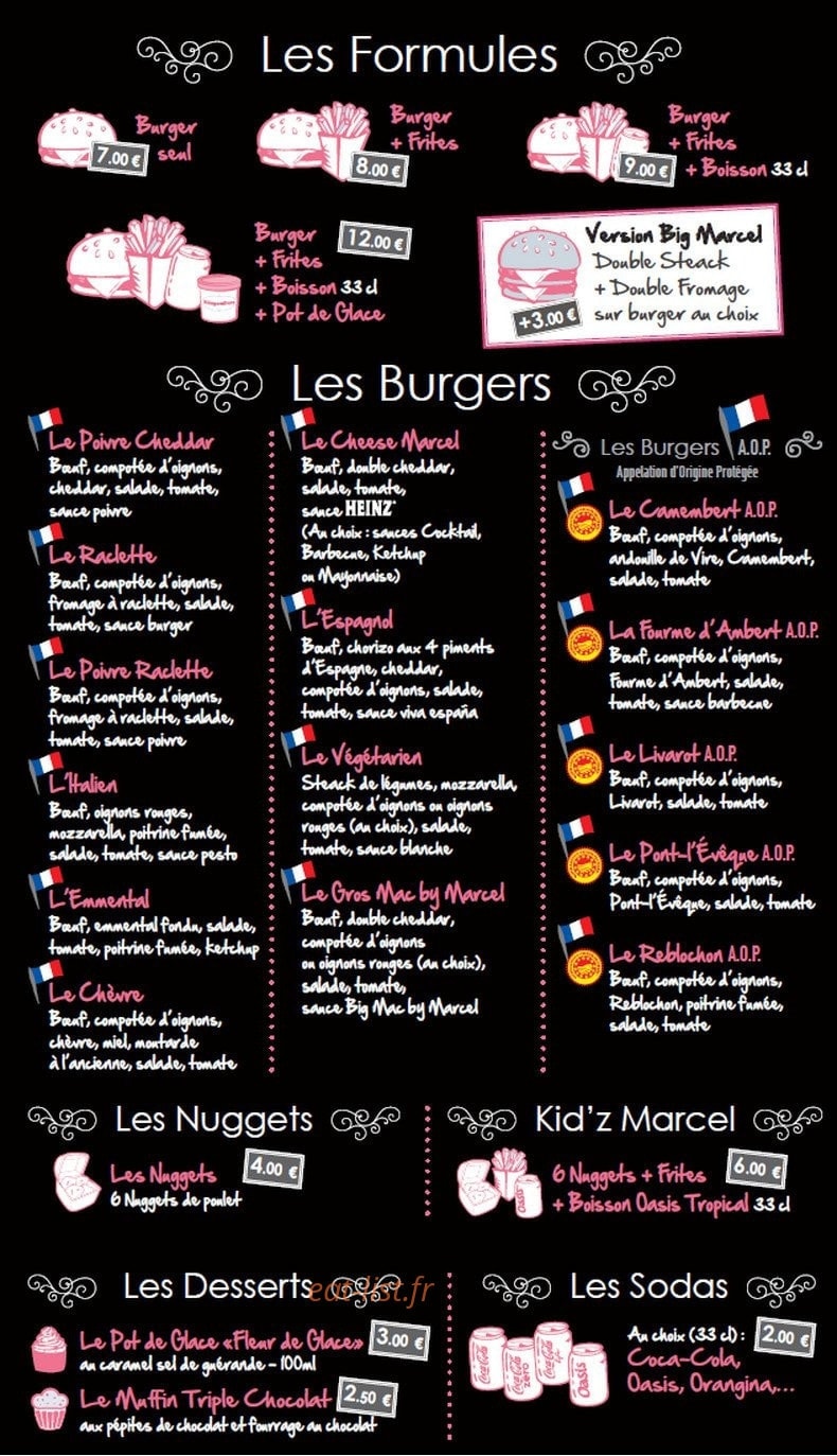 Big marcel — carte page 1