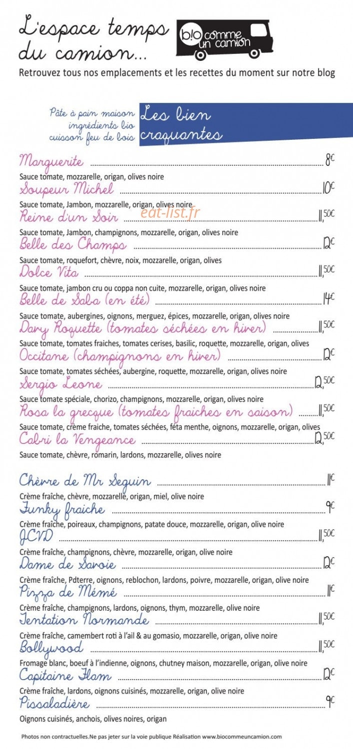Bio comme un camion — carte page 2