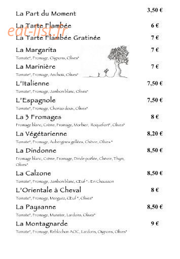 BioPizza — carte page 2