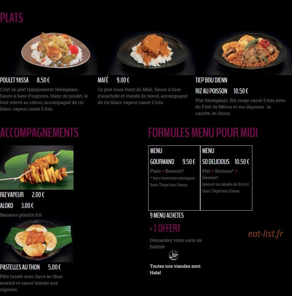Black Spoon — carte page 1