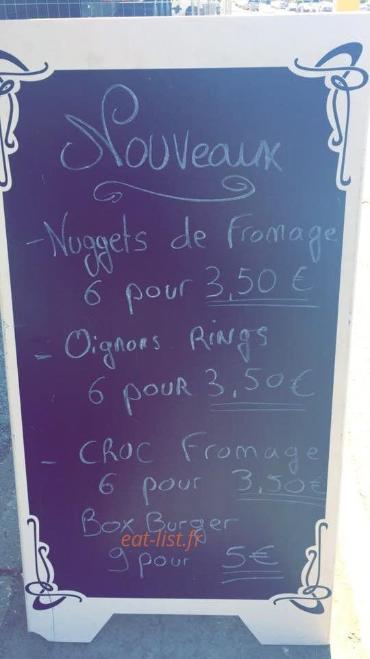 Burger Frites — carte page 1