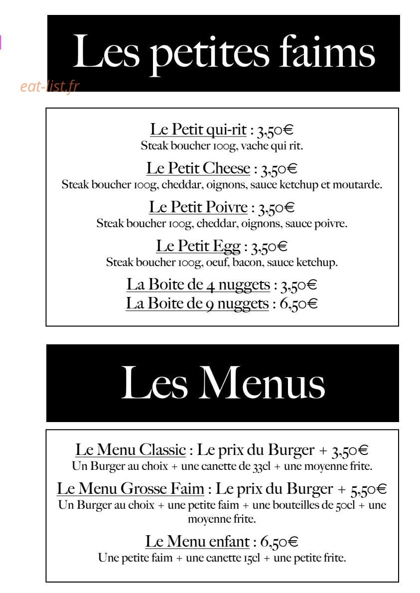 Burger Truck — carte page 3