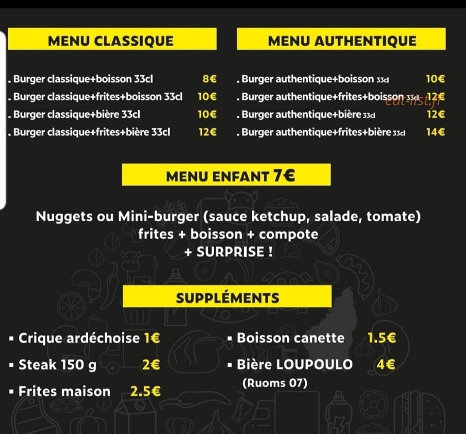 Burger Truck — carte page 2
