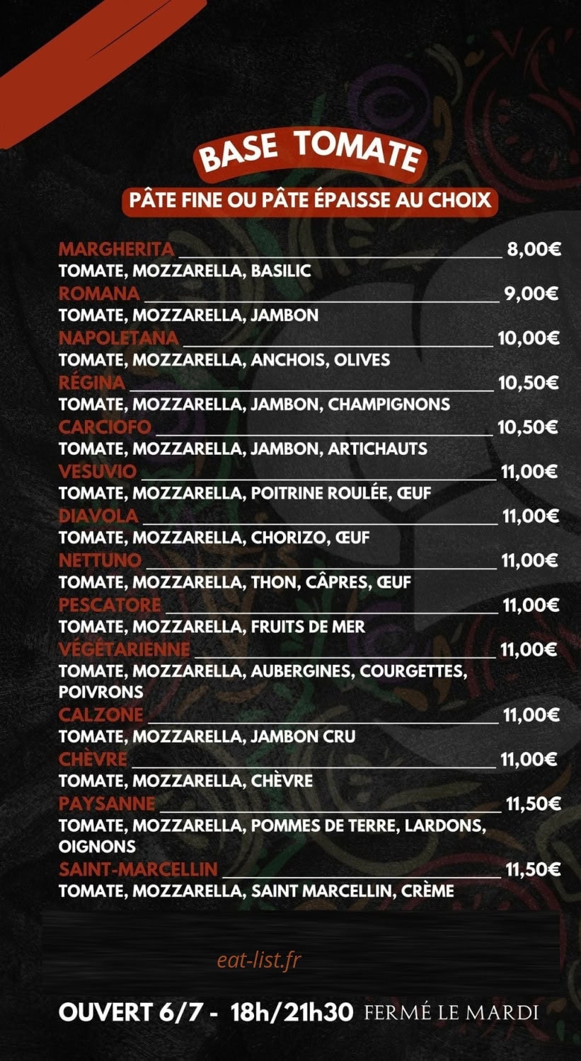 C'Pizz — carte page 2
