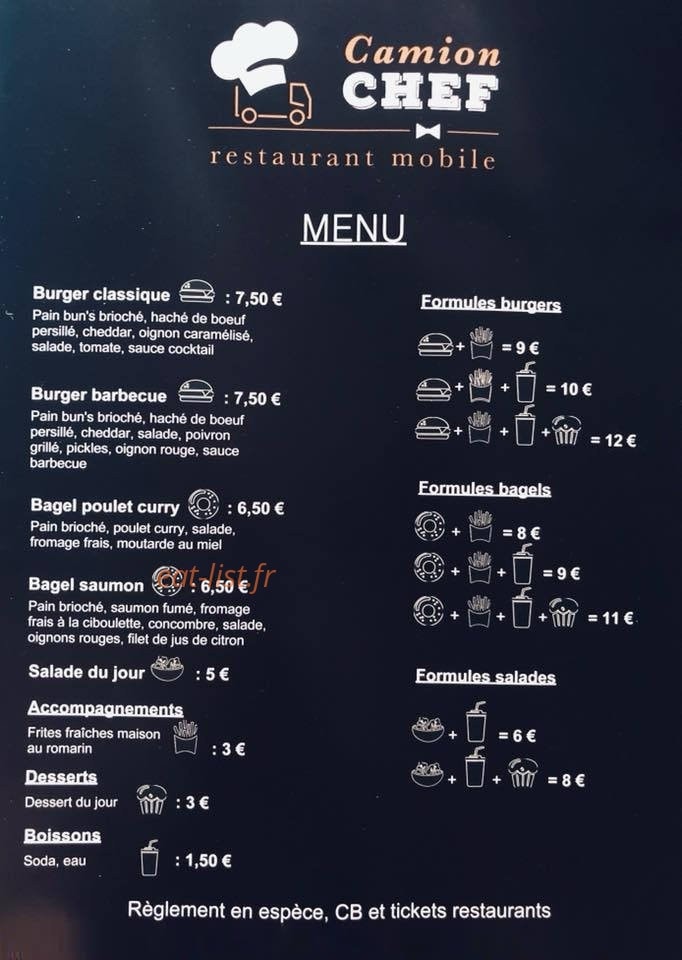Camion Chef — carte page 1