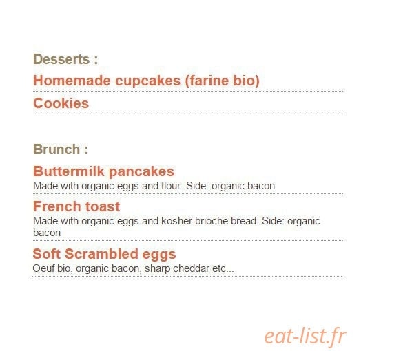 Cantine California — carte page 2