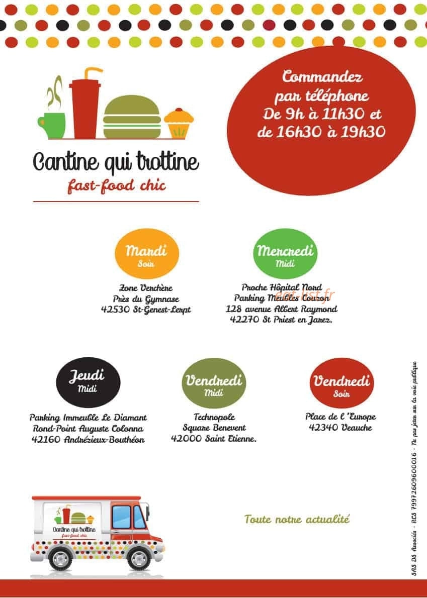 Cantine qui Trottine — carte page 2