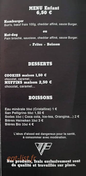 Caravane Bretz'burger — carte page 3