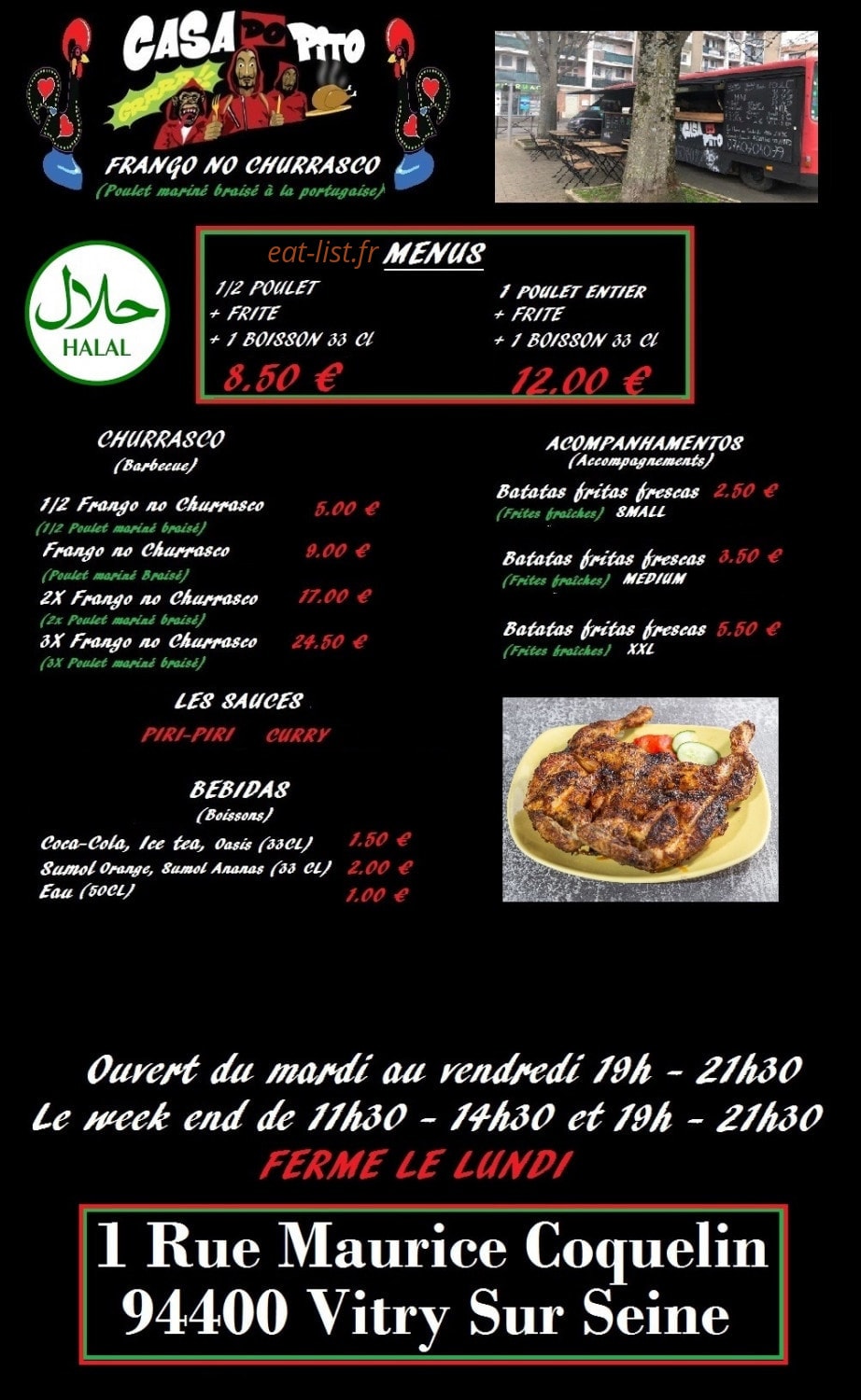 Casa Do Pito — carte page 1