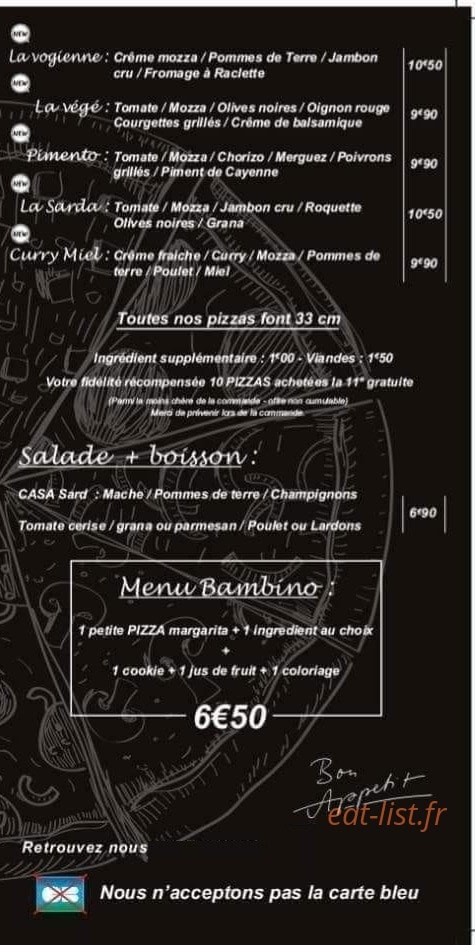 Casa Sard — carte page 2