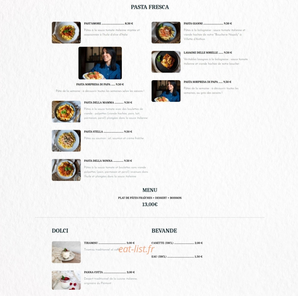 Casa Spina — carte page 1