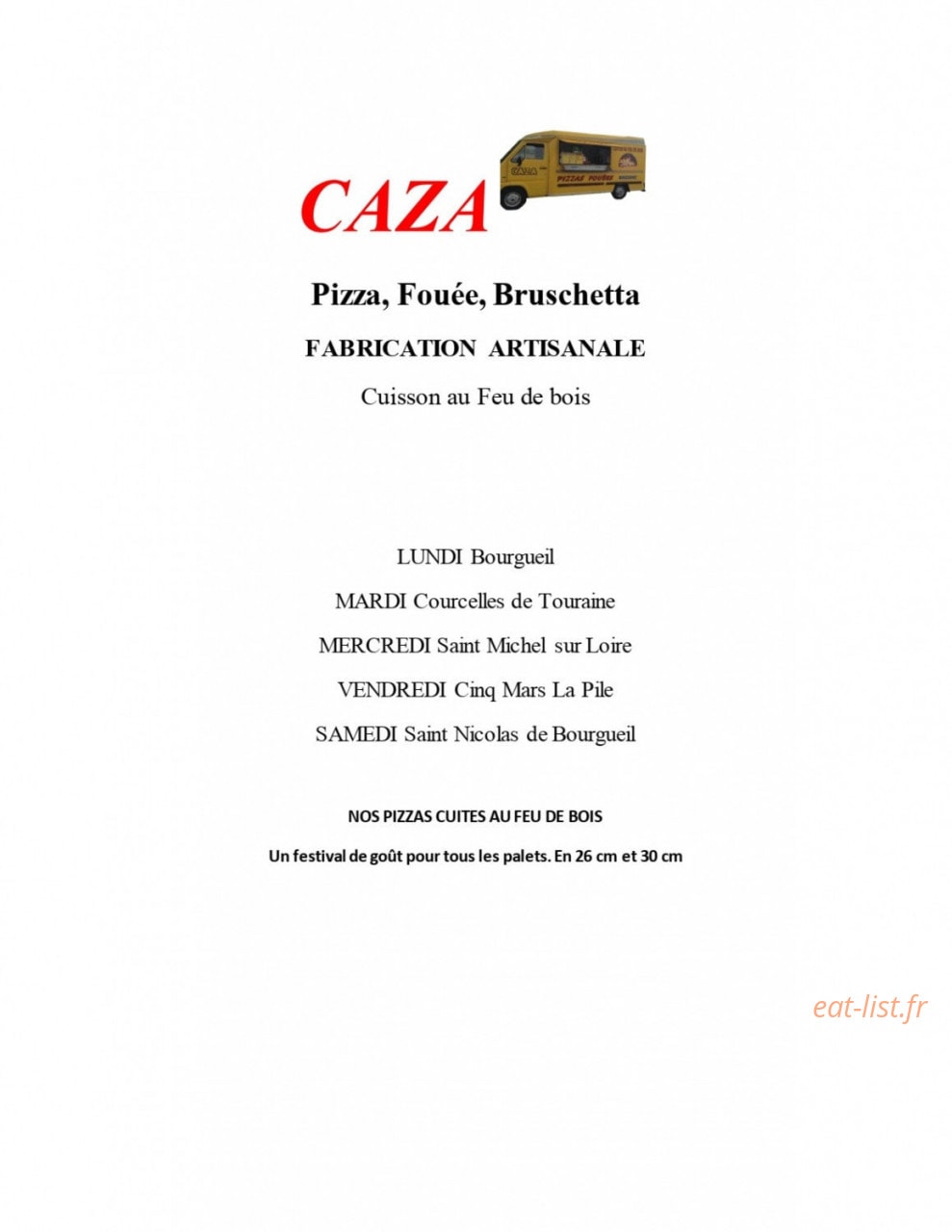 Caza — carte page 1