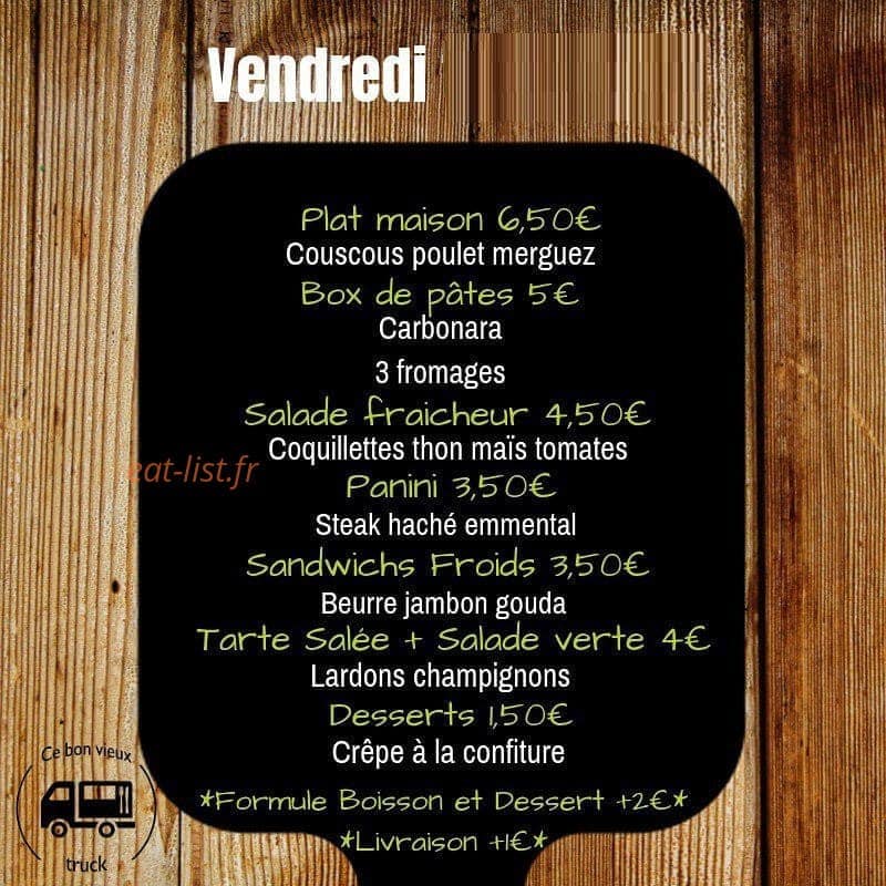 Ce bon vieux Truck — carte page 1