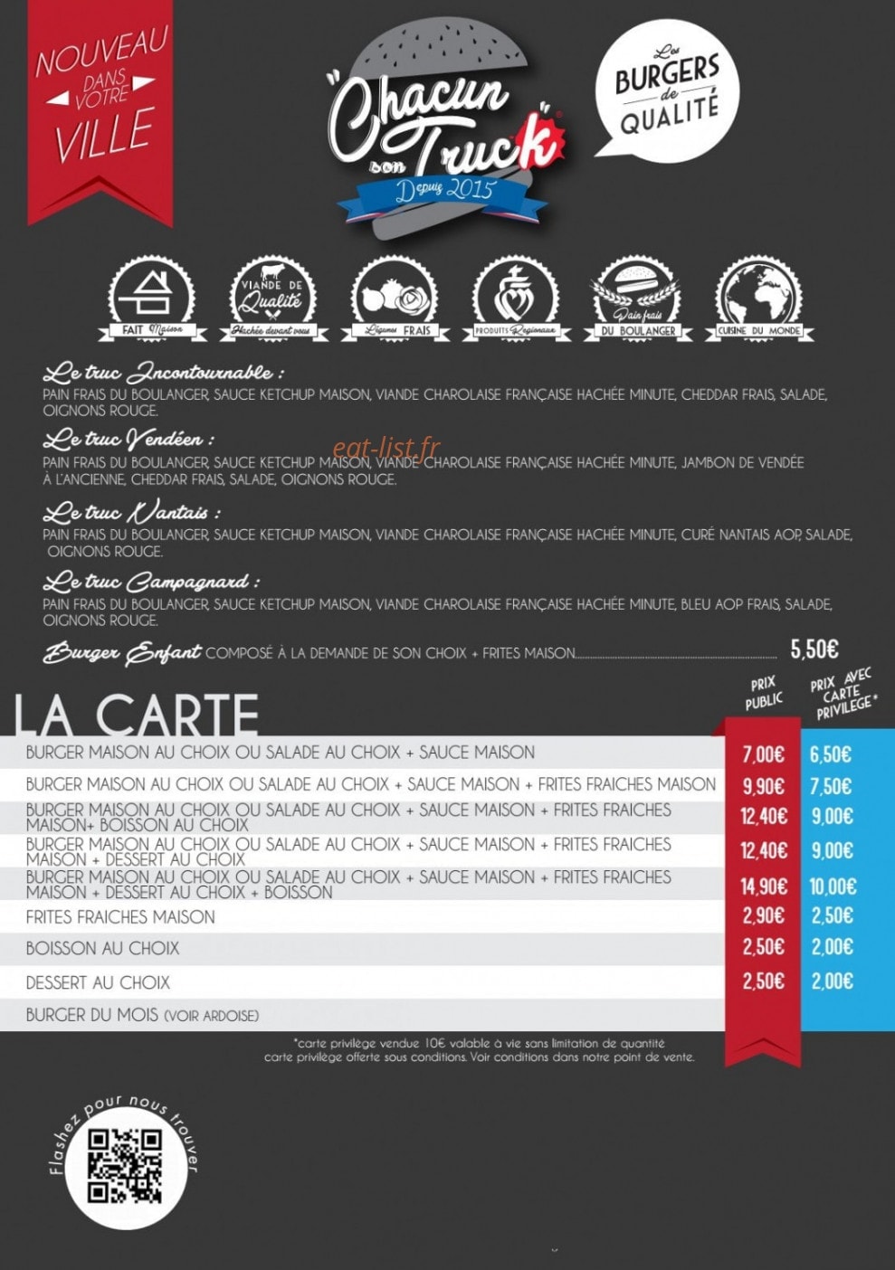 Chacun son truck — carte page 1