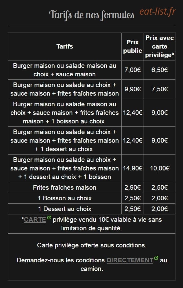 Chacun son truck — carte page 2