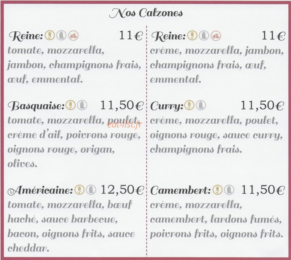 Chez Ade et Tof — carte page 2