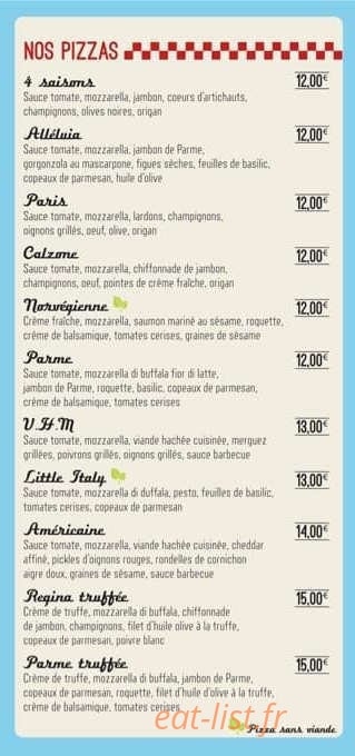 Chez Amelle et Kevin — carte page 2