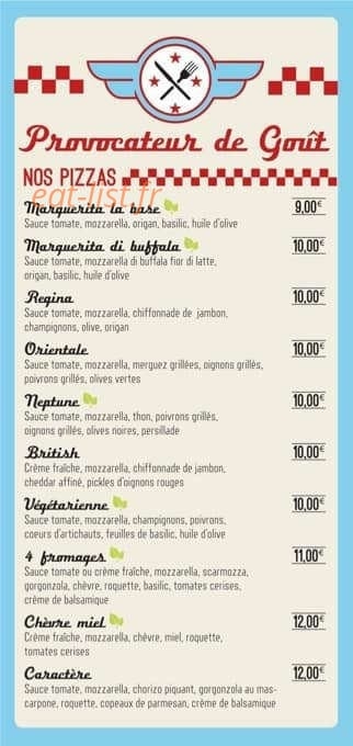 Chez Amelle et Kevin — carte page 1