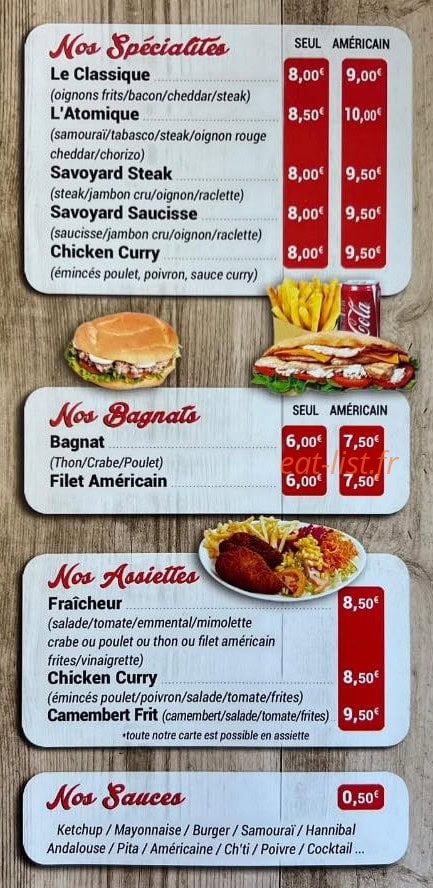 Chez Aurel — carte page 2