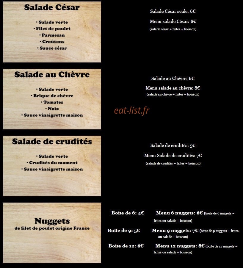 Chez Bettie — carte page 3
