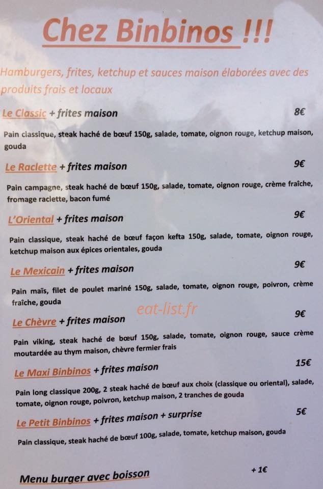Chez binbinos — carte page 1