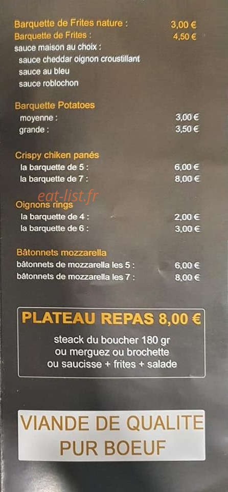 Chez Chris — carte page 11