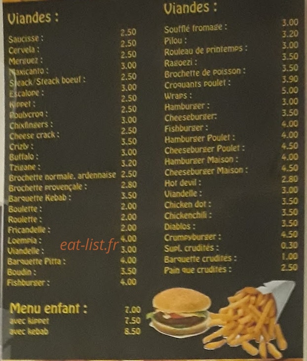 Chez Corinne Et Fernando — carte page 1