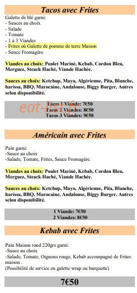 Chez David & Fred — carte page 3