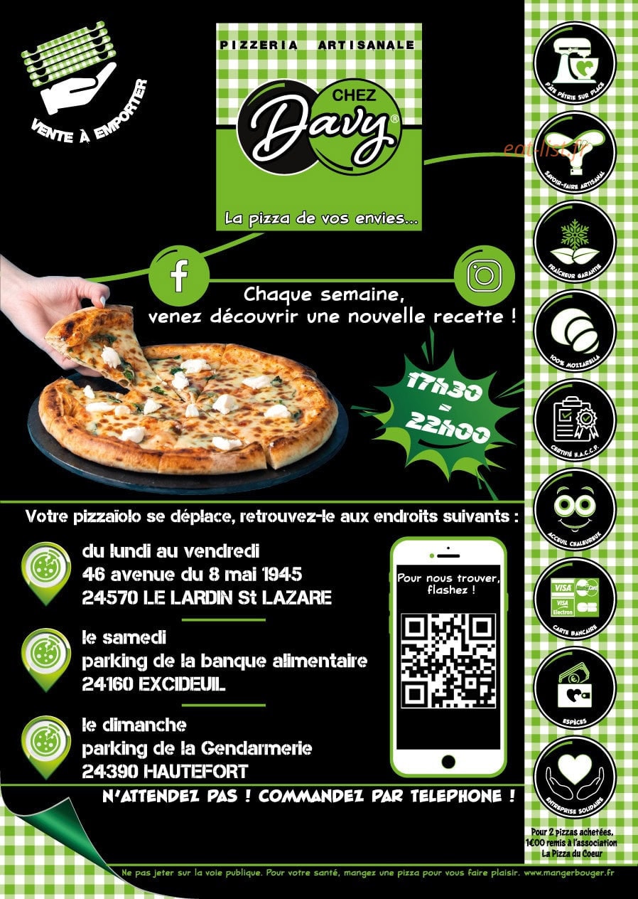 Chez Davy — carte page 1