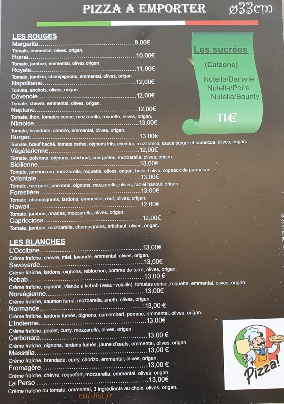 Chez Dide — carte page 1